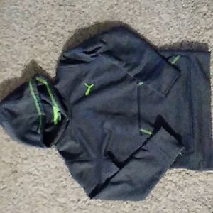 Grey and green Puma sweatshirt